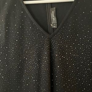 St John Knit Dress with Sparkle